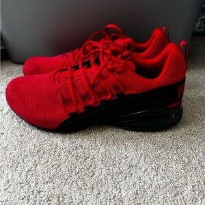 Puma Red Athletic Sneakers